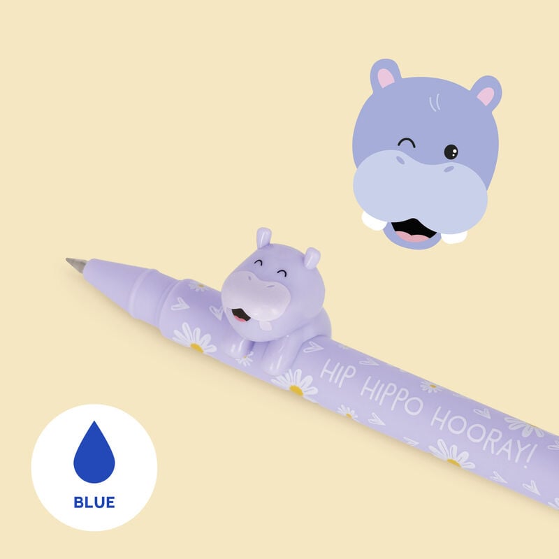 Bolígrafo de gel - Lovely friends - Hippo