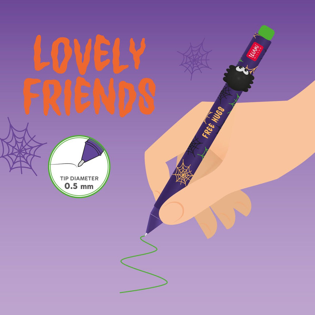 Bolígrafo de gel - Lovely friends - Spider «Free Hugs» - Halloween