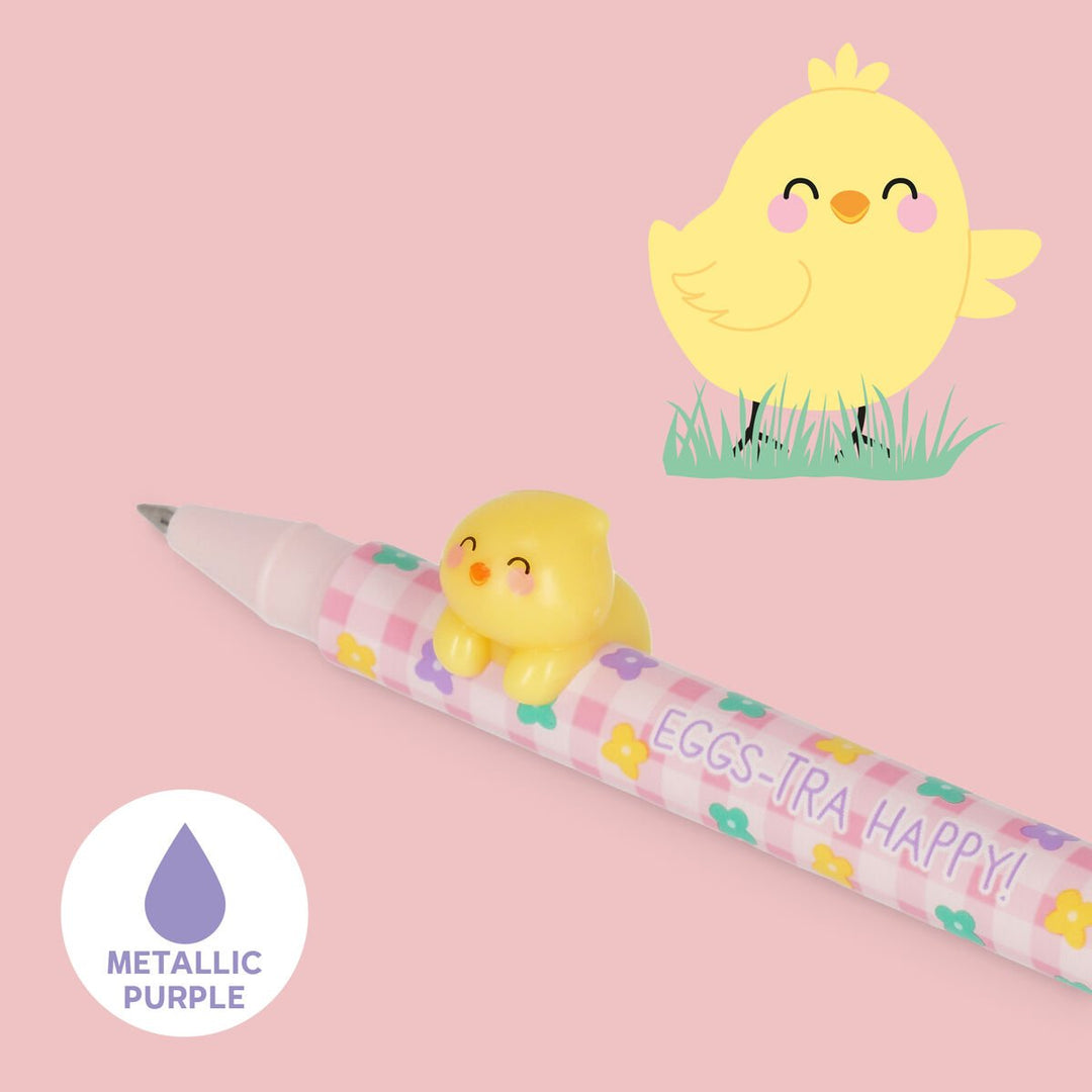 Set de 2 Bolígrafos de Gel con Animal Decorativo - Lovely Friends - Hoppy Easter