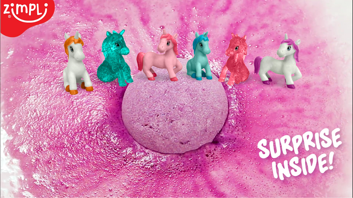 Pack 3 Bombas De Baño Surprise Unicornios