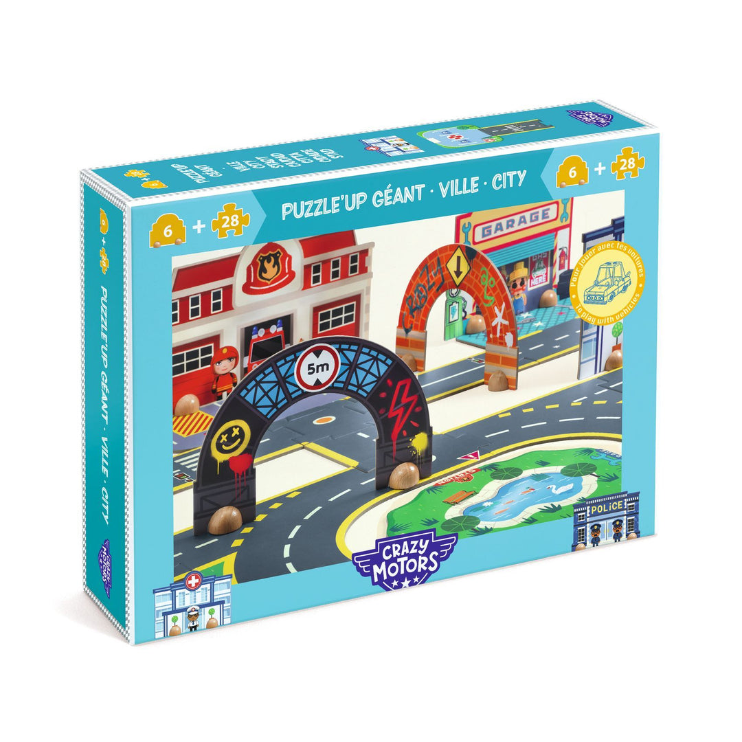 Crazy Motors Puzzl'Up City-Gigante - 33 pcs