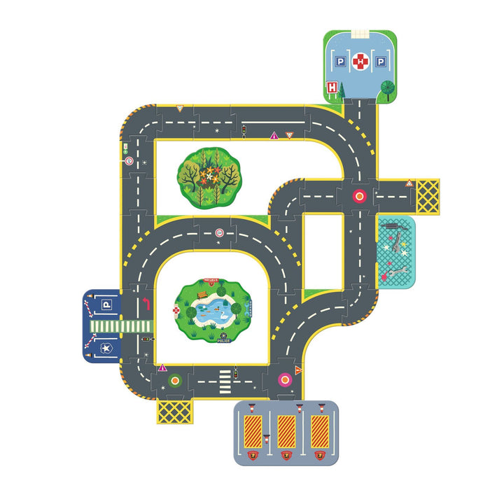 Crazy Motors Puzzl'Up City-Gigante - 33 pcs