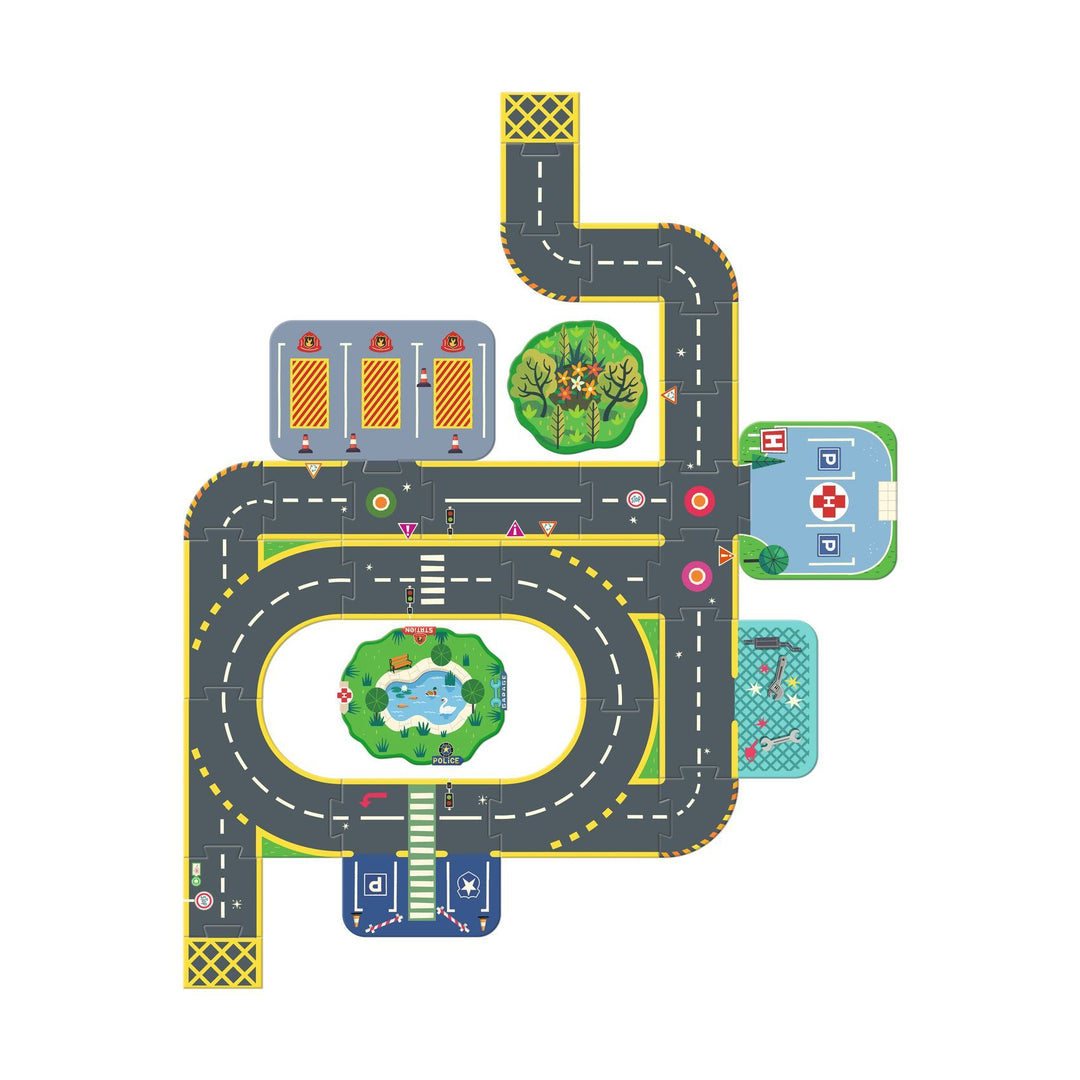 Crazy Motors Puzzl'Up City-Gigante - 33 pcs