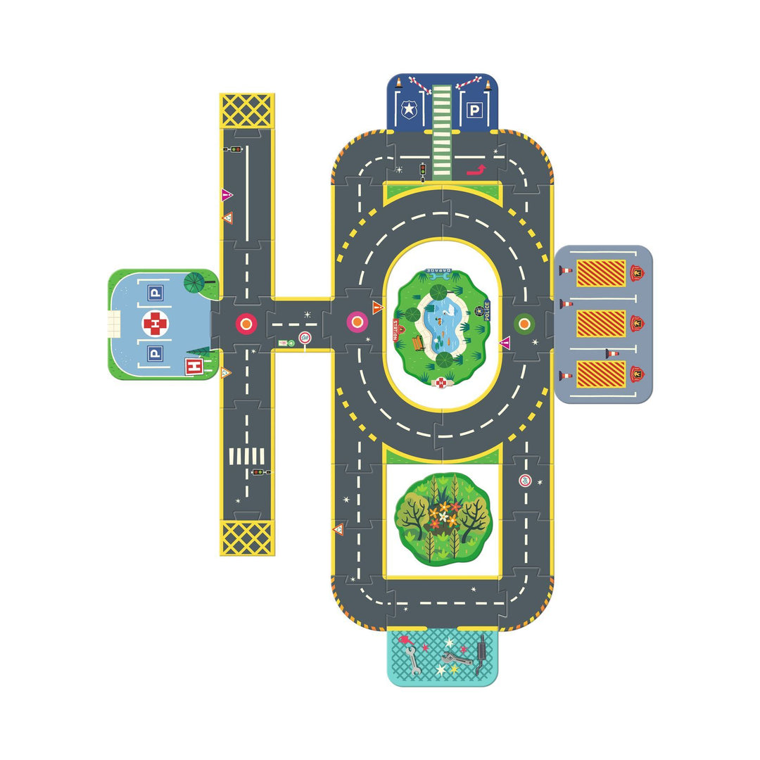 Crazy Motors Puzzl'Up City-Gigante - 33 pcs