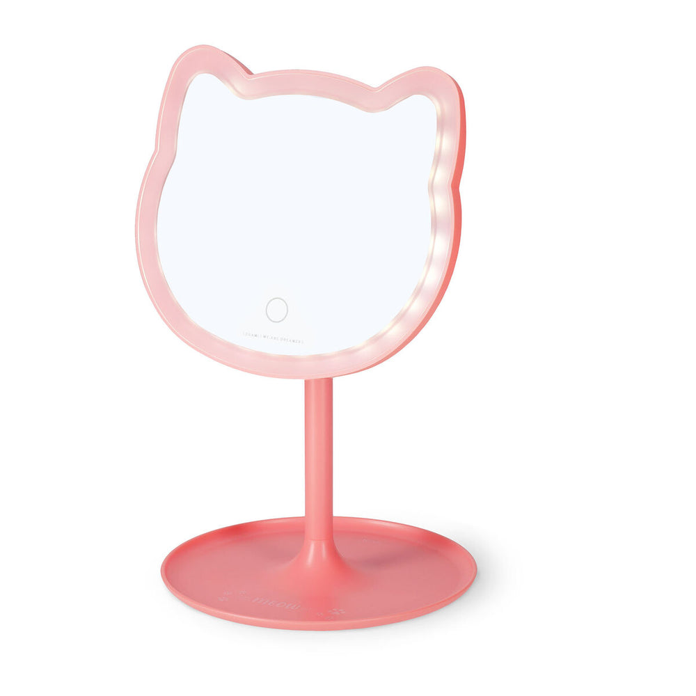 Espejo de Maquillaje con Luz - You Look Purrfect!