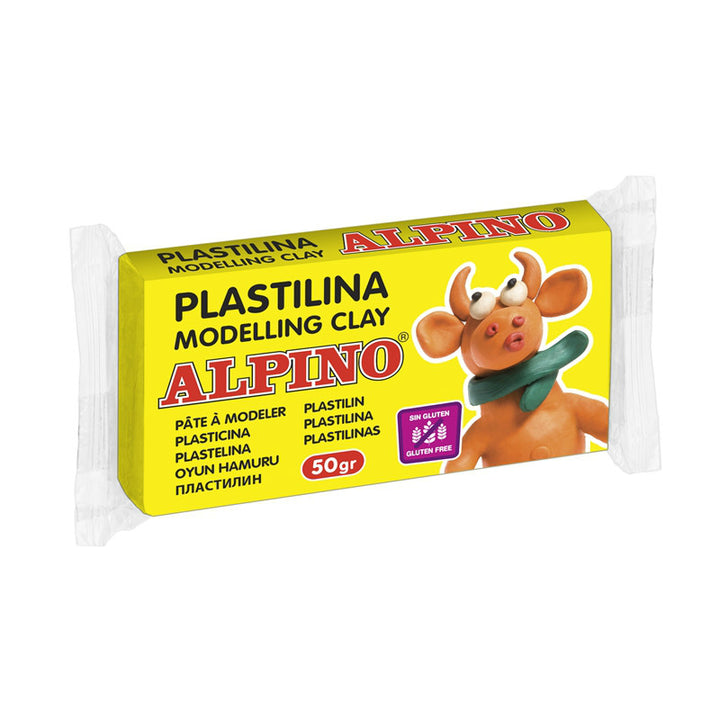 Plastilina Alpino. 1 pastilla plastilina 50 grs.