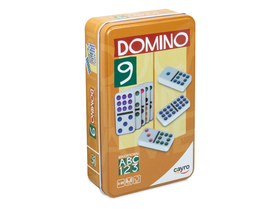 Domino Colores Doble 9 Metal Box