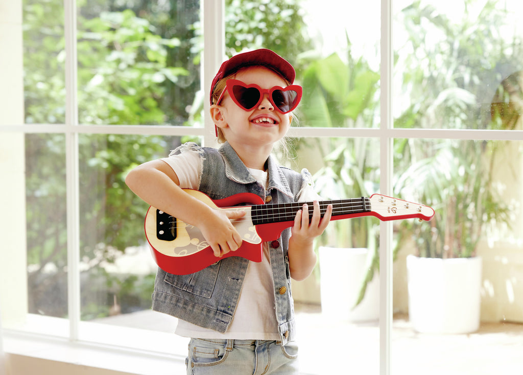 Aprende Ukelele con Luces - Rojo