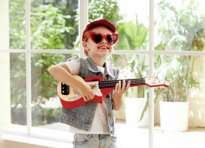 Aprende Ukelele con Luces - Rojo