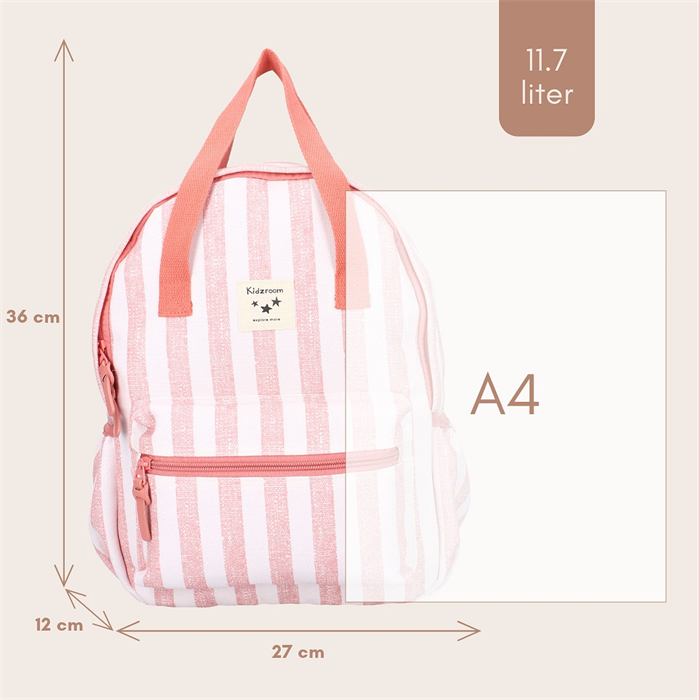 Mochila Stripe Frenzy - Roze