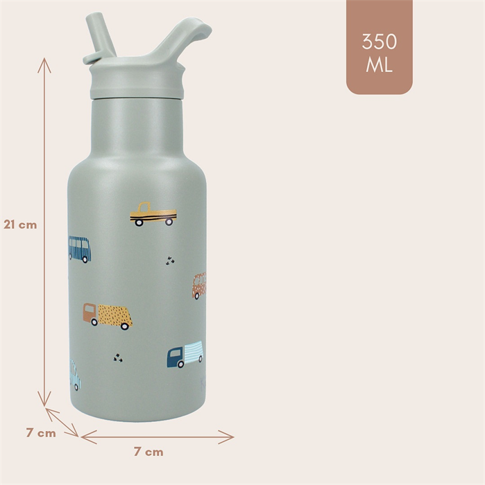 Botella 350 ml Sweet cuddles - verde