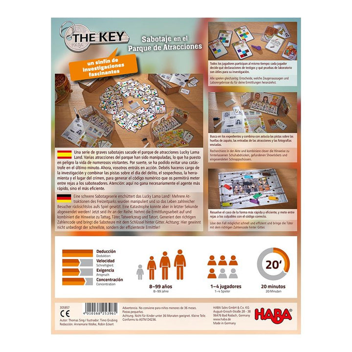 The Key. Sabotaje en el Parque de atracciones