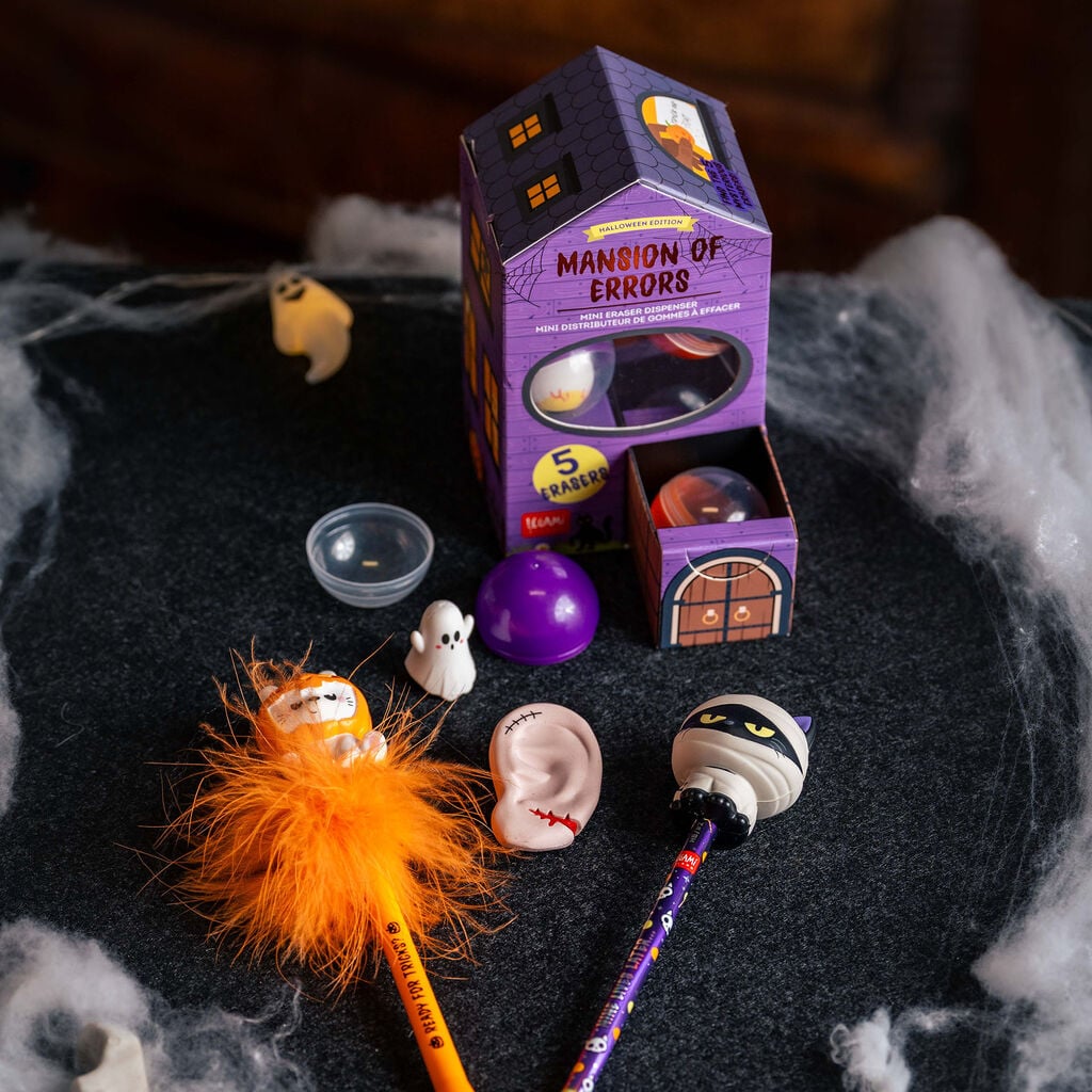 Mini Dispensador de Gomas de Borrar - Mansion of Errors