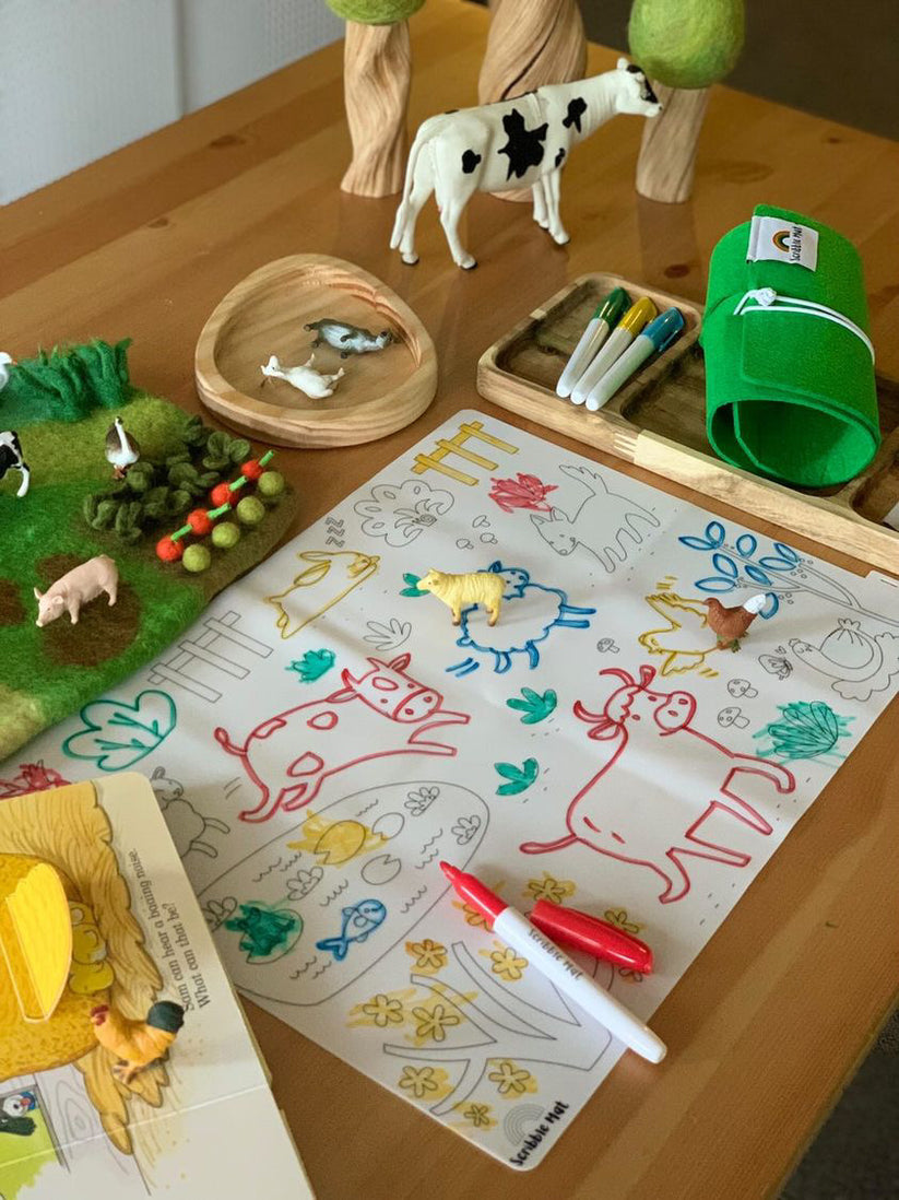 Scribble Mat "En la Granja"