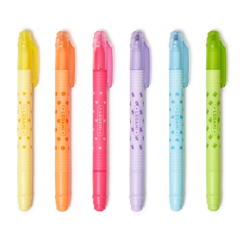 Set de 6 Subrayadores Borrables - Magic Highlighters