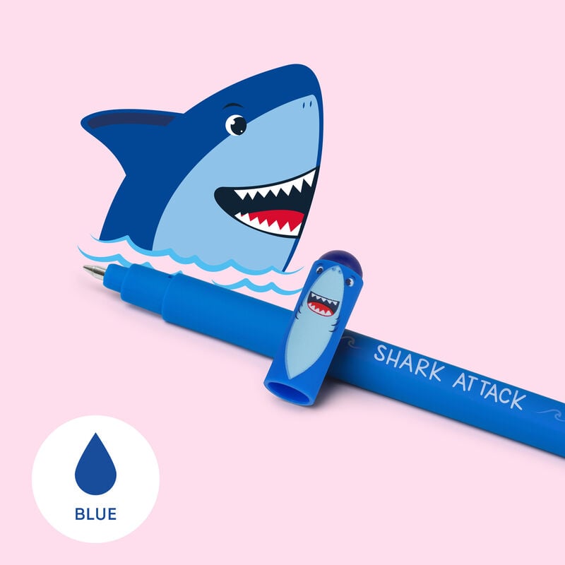 Bolígrafo de Gel Borrable - Erasable Pen - Shark