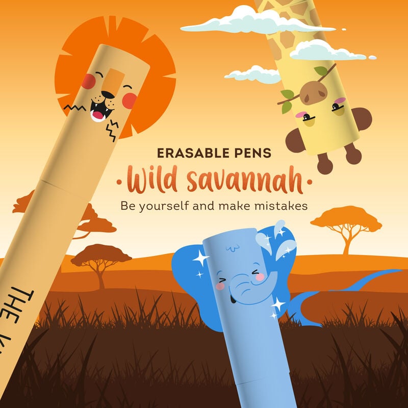 Bolígrafo de Gel Borrable - Erasable Pen - Lion