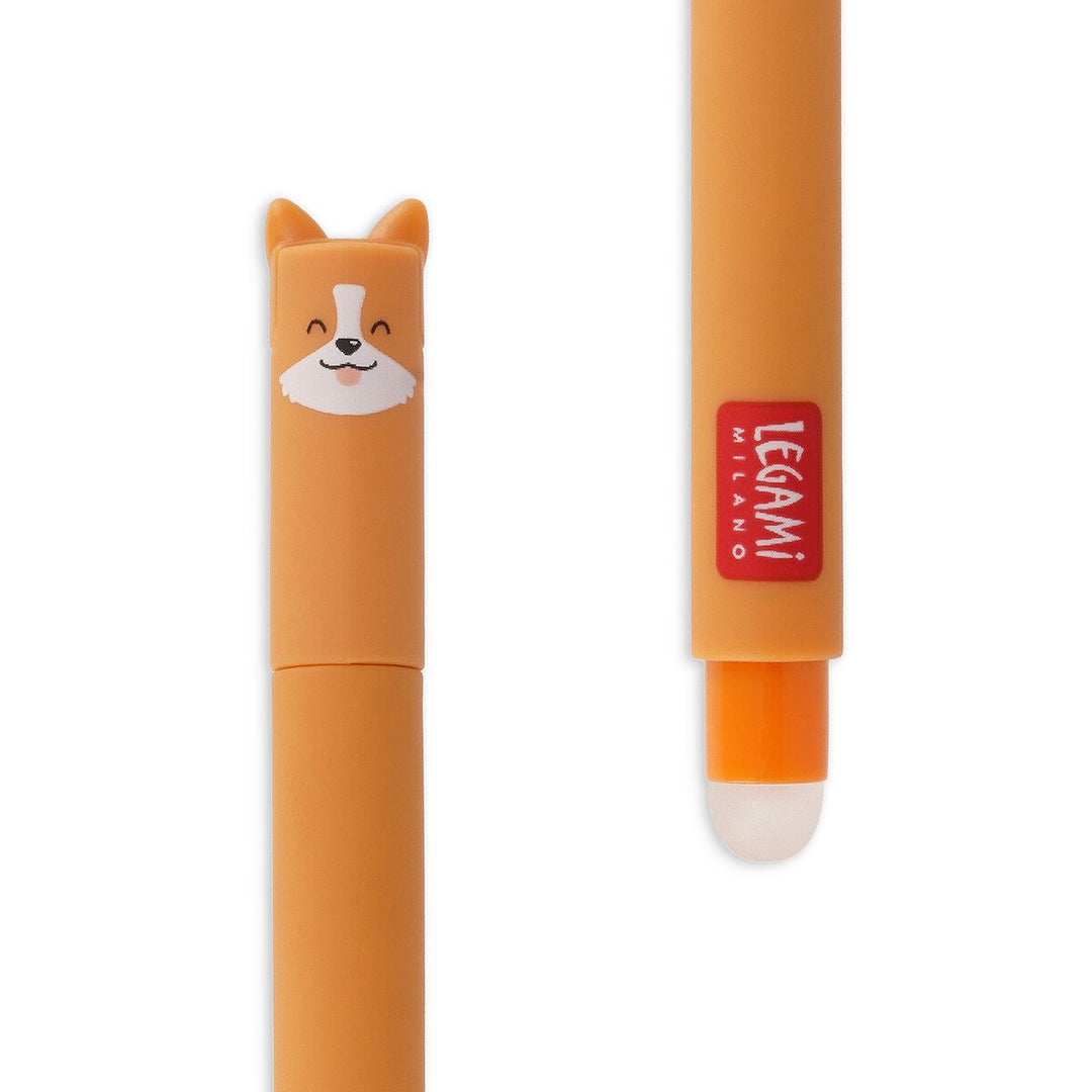 Bolígrafo de Gel Borrable - Erasable Pen - Corgi