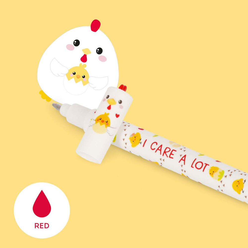 Bolígrafo Borrable Hen «I Care a Lot» - Erasable Pen
