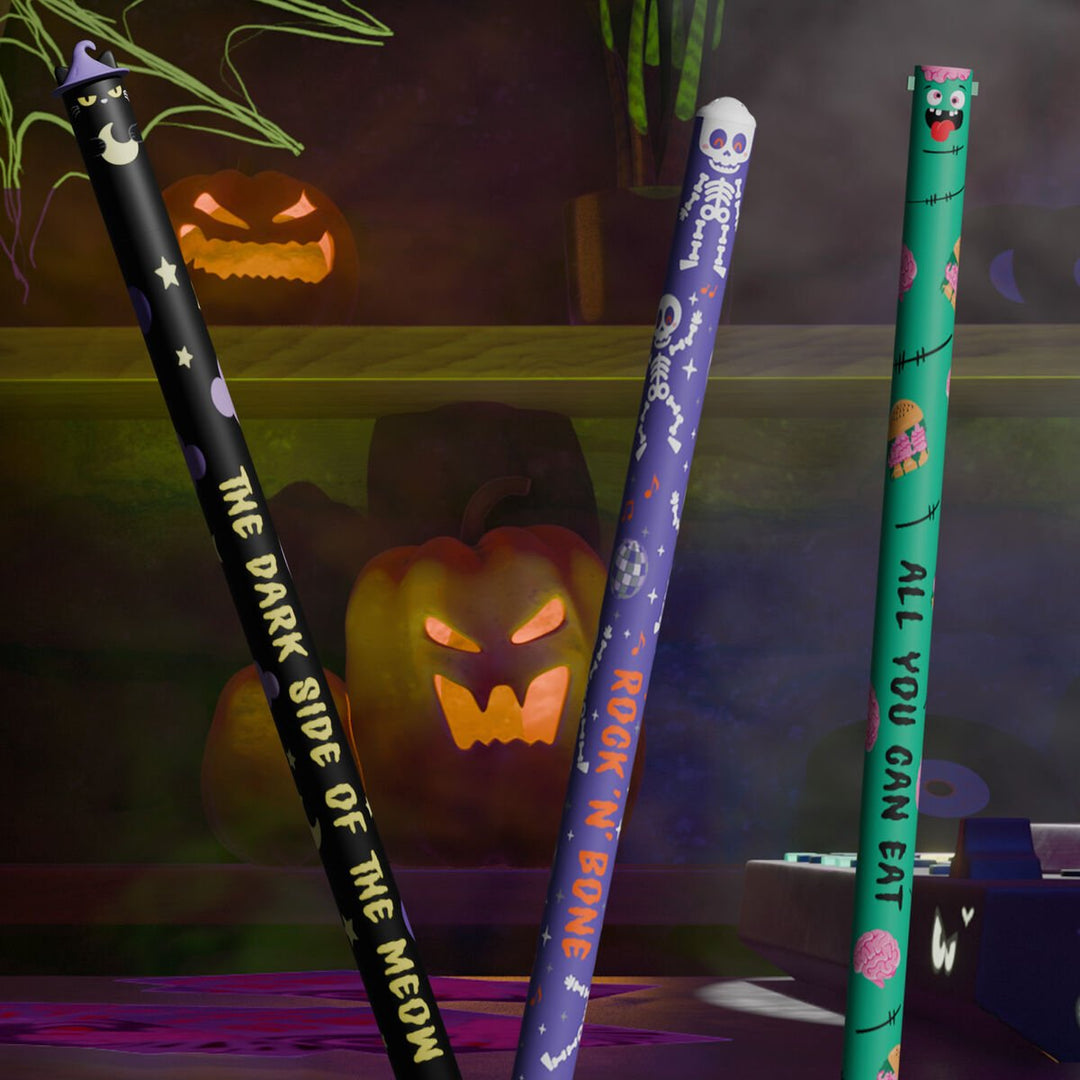 Set de 3 Bolígrafos de Gel Borrables - The Boo Crew - Erasable Pen - Halloween