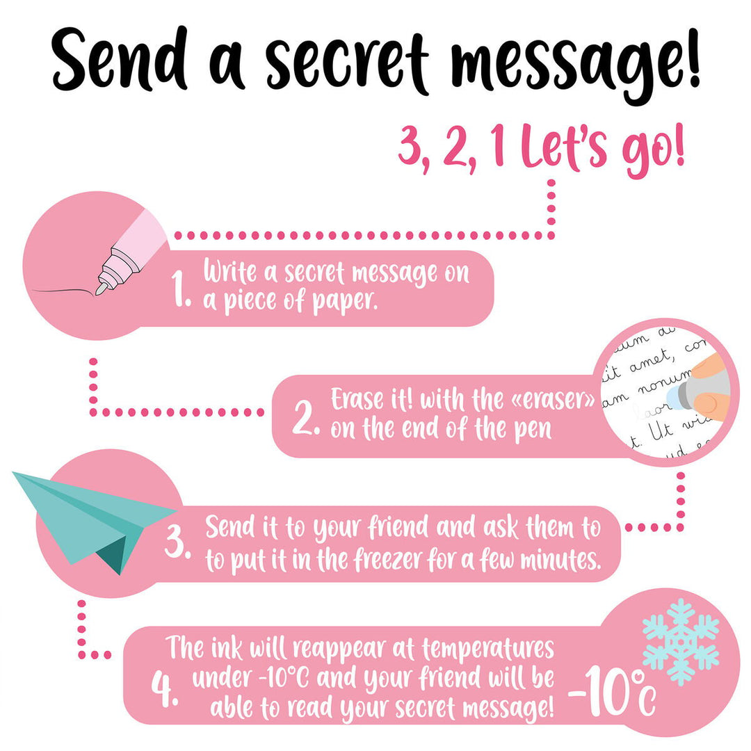 Set de 3 Bolígrafos de Gel Borrables - Better Together - Erasable Pen