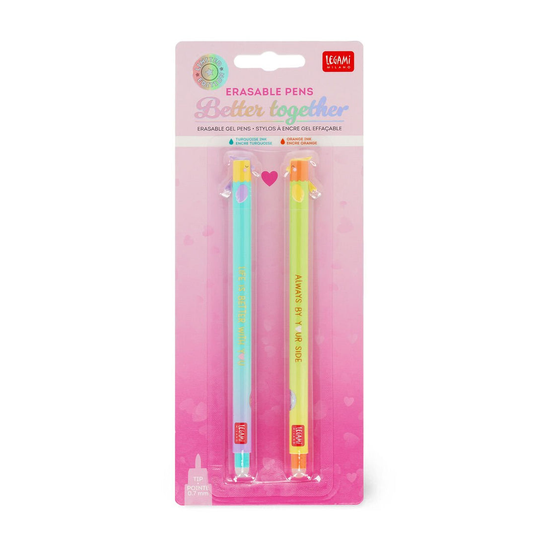Set de 3 Bolígrafos de Gel Borrables - Better Together - Erasable Pen