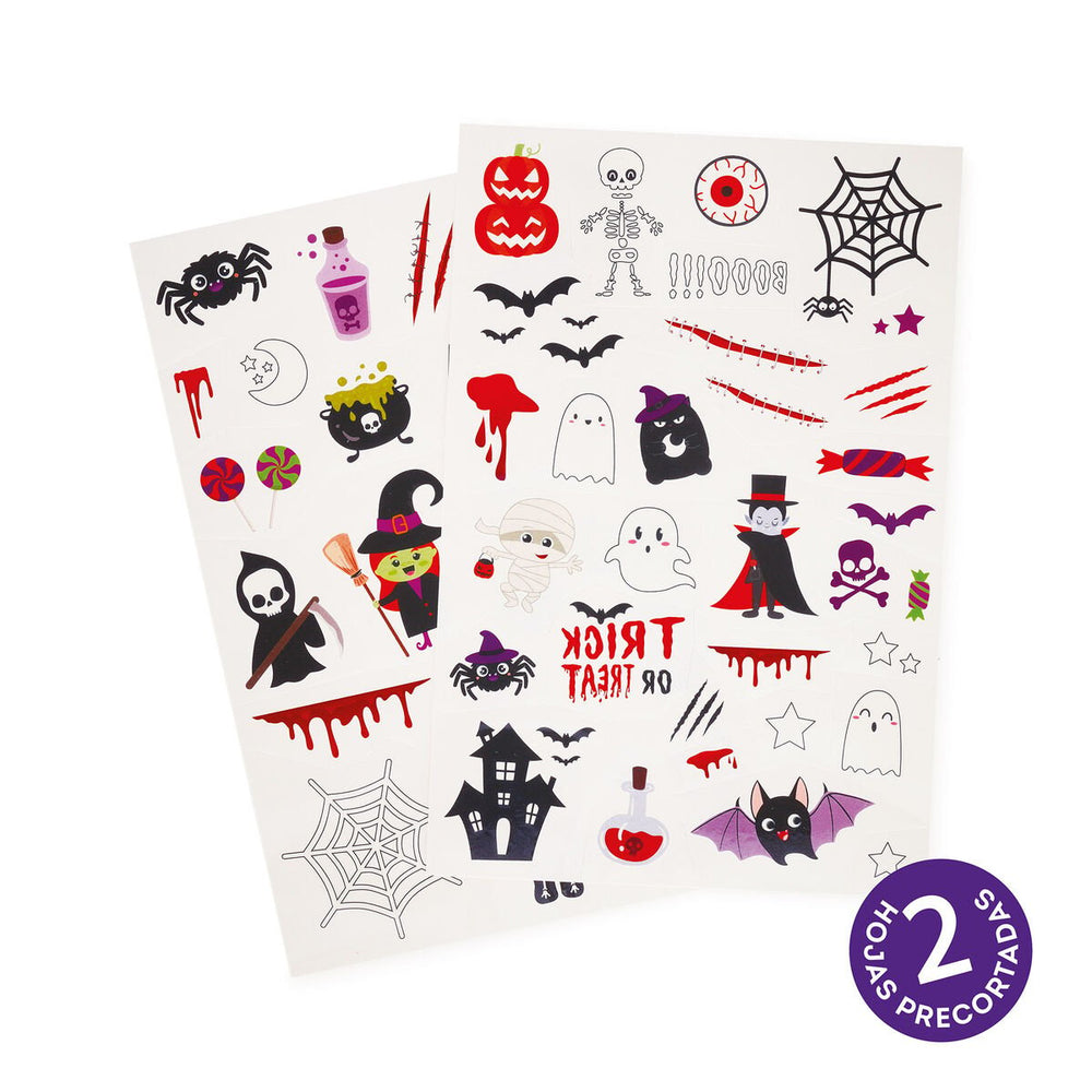 Tatuajes Temporales - Halloween - Tattoos - Halloween