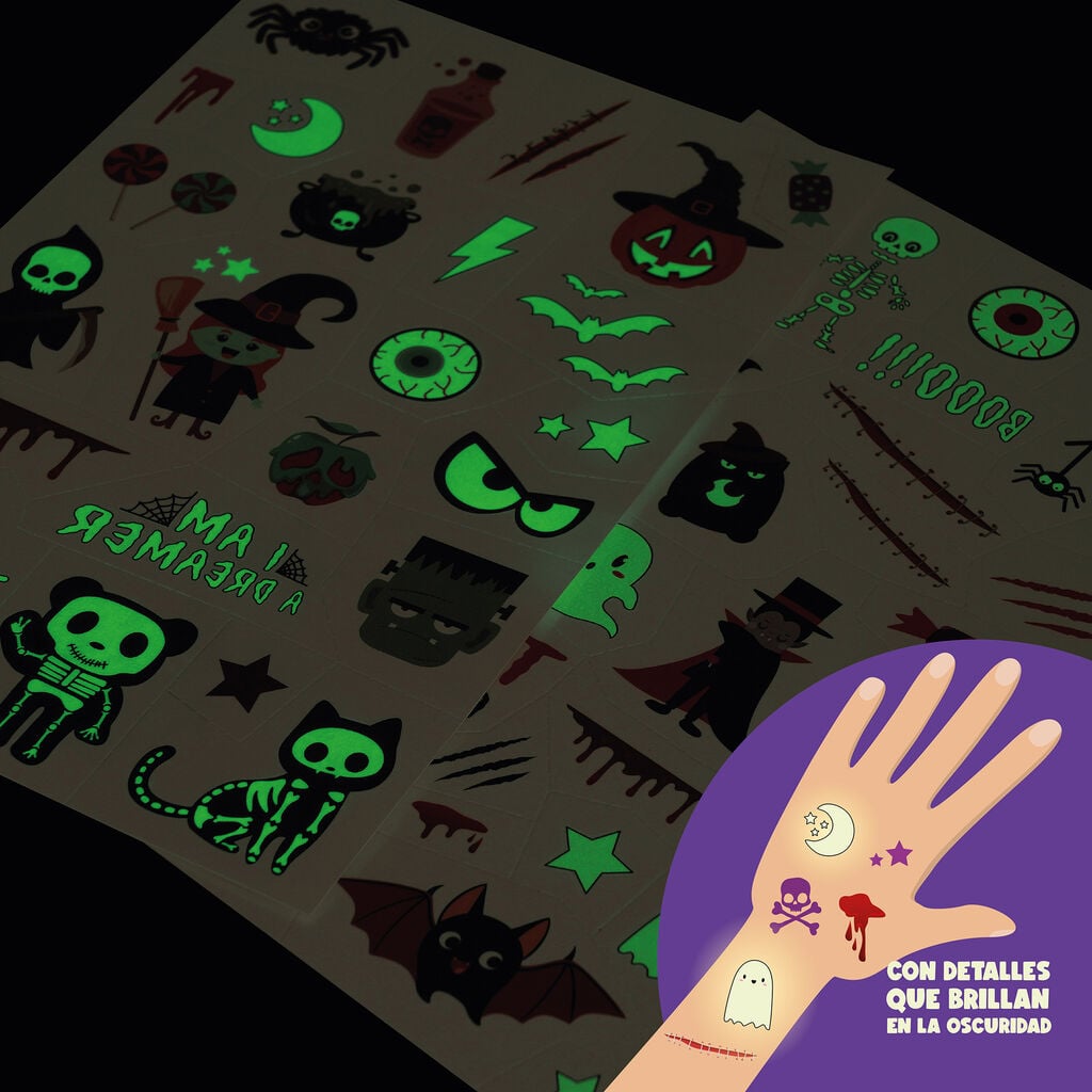 Tatuajes Temporales - Halloween - Tattoos