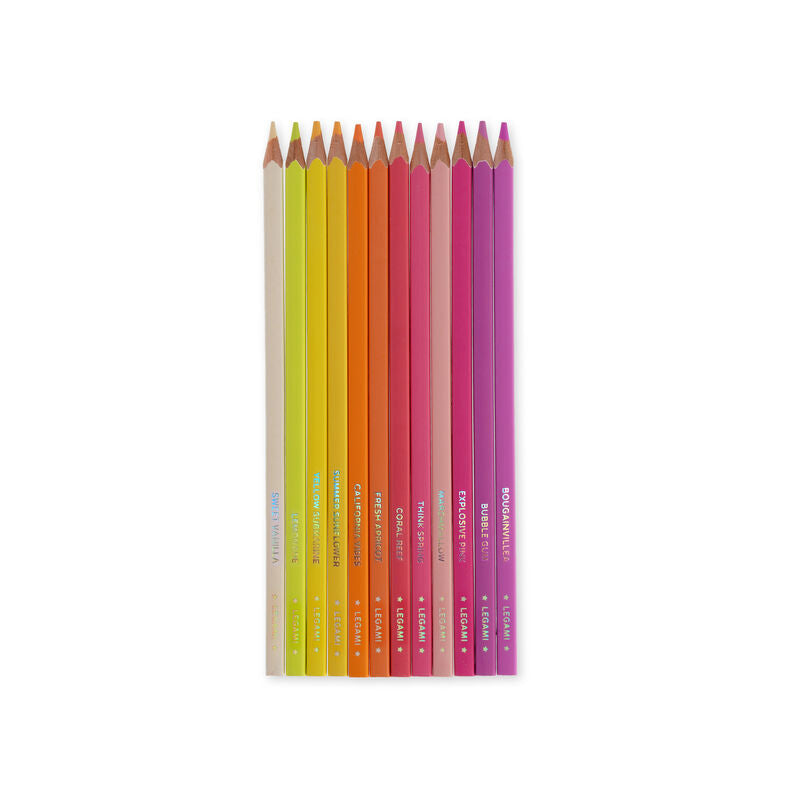 Set de 12 Lápices de Colores - Live Colorfully - Sunset palette