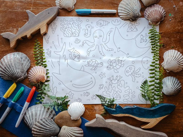 Scribble Mat "Bajo el Mar"