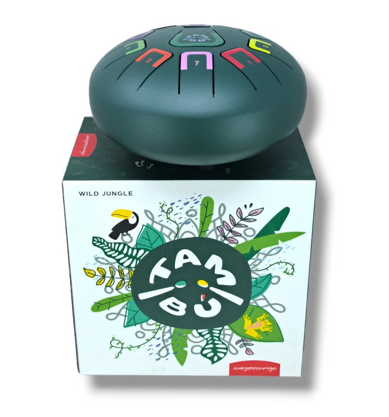 Tambú 8" 11notas - Verde Jungla mate