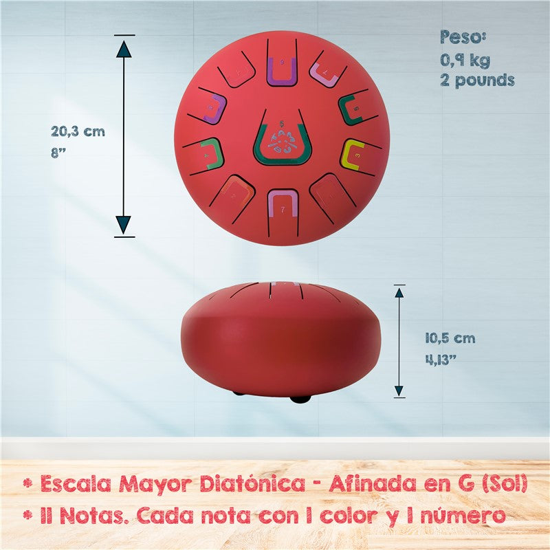 Tambú rojo mate