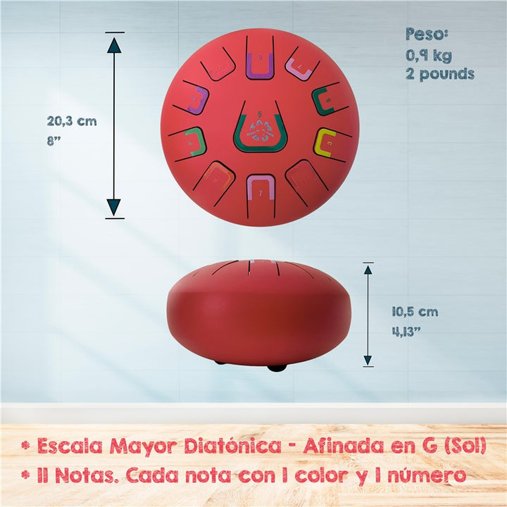 Tambú rojo mate
