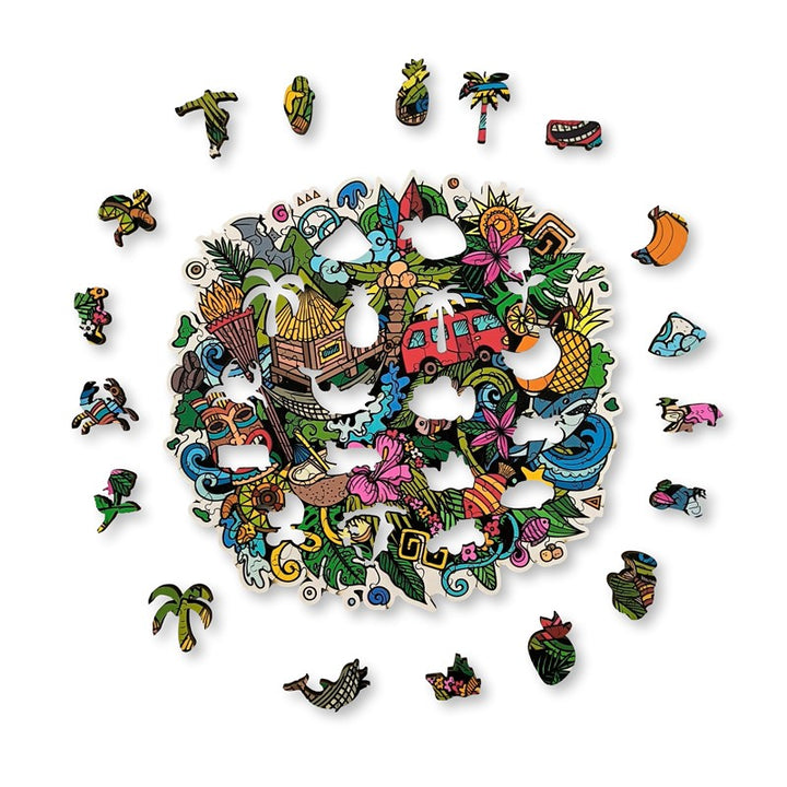 Puzzle Aniwood Graffiti Vacaciones M