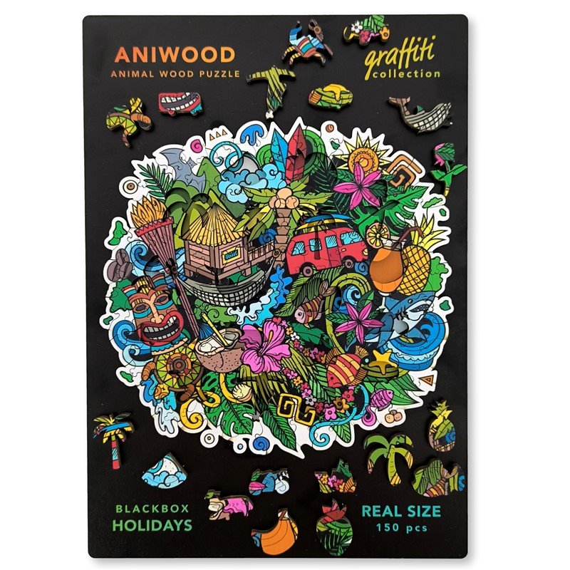 Puzzle Aniwood Graffiti Vacaciones M