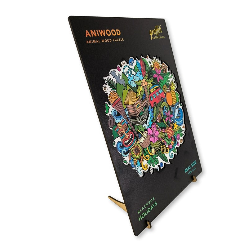 Puzzle Aniwood Graffiti Vacaciones M