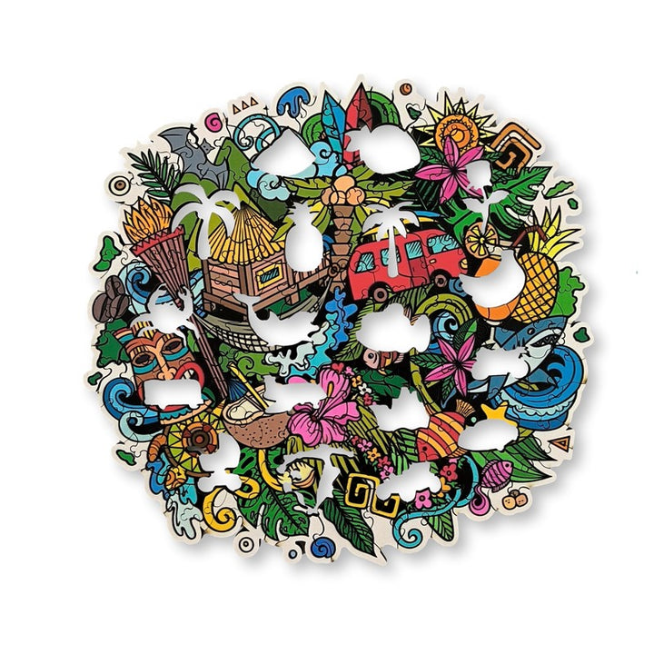Puzzle Aniwood Graffiti Vacaciones M