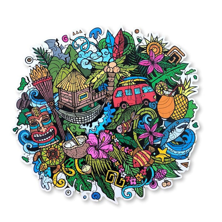 Puzzle Aniwood Graffiti Vacaciones M