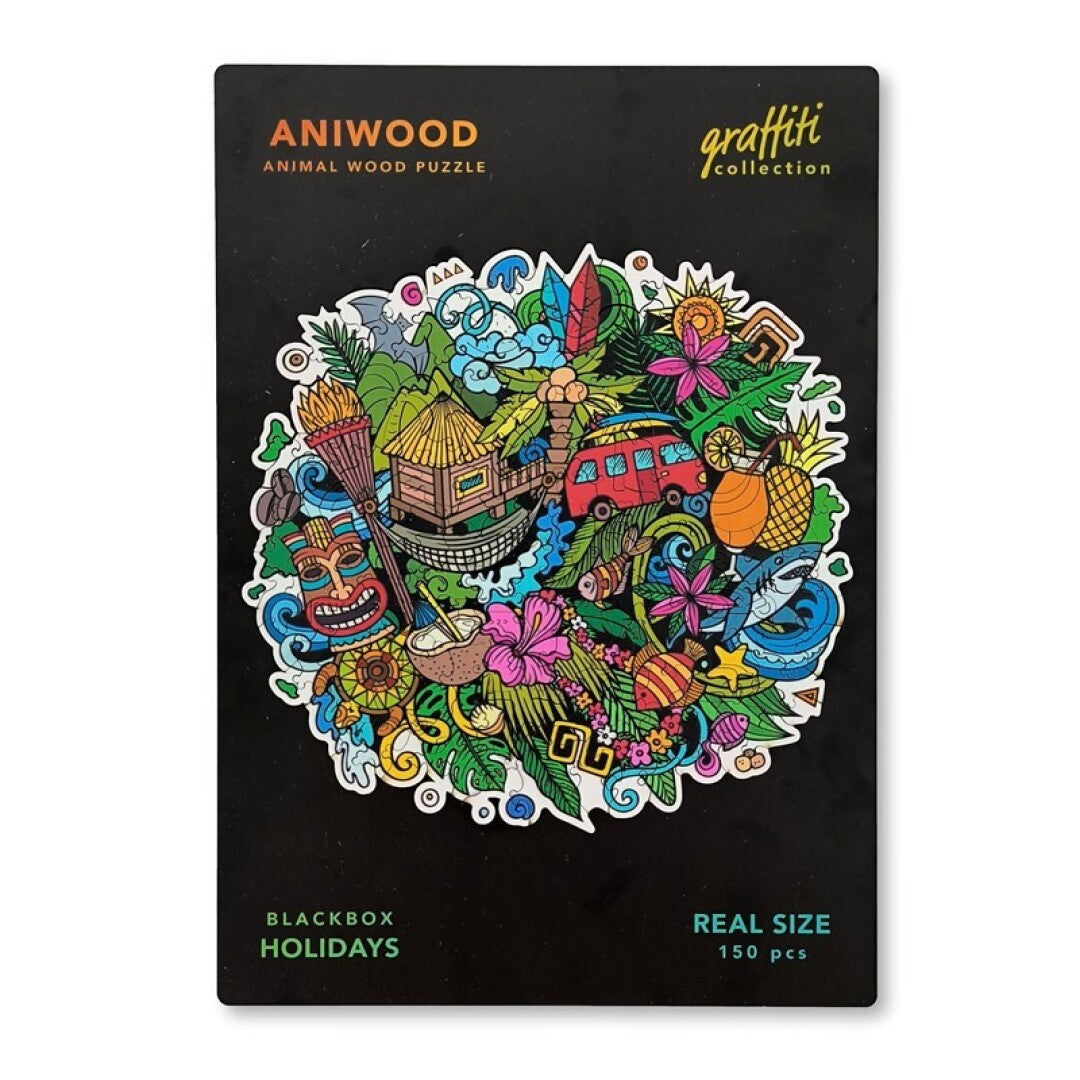 Puzzle Aniwood Graffiti Vacaciones M