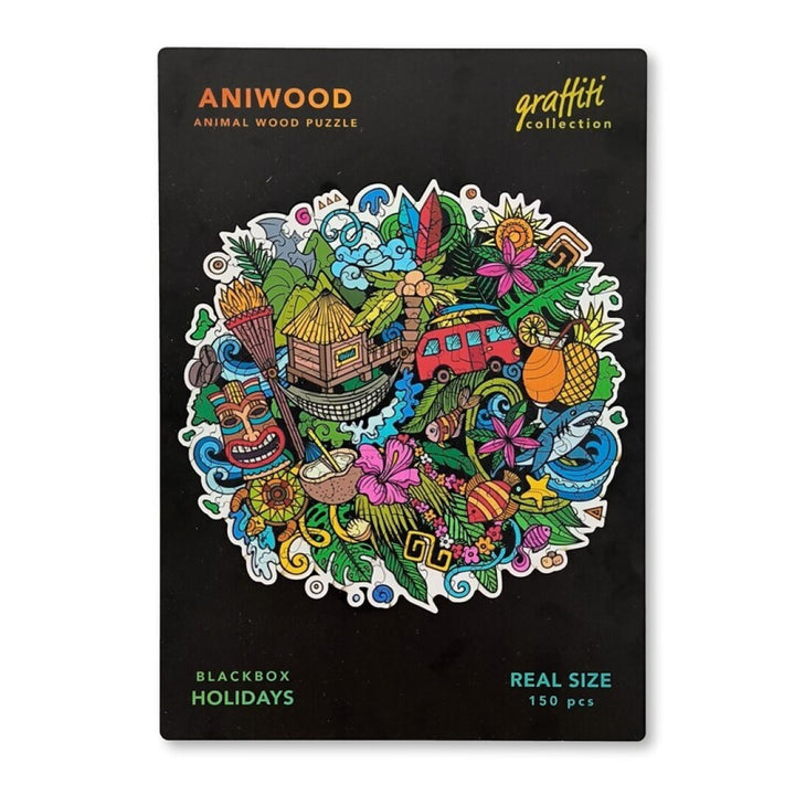 Puzzle Aniwood Graffiti Vacaciones M