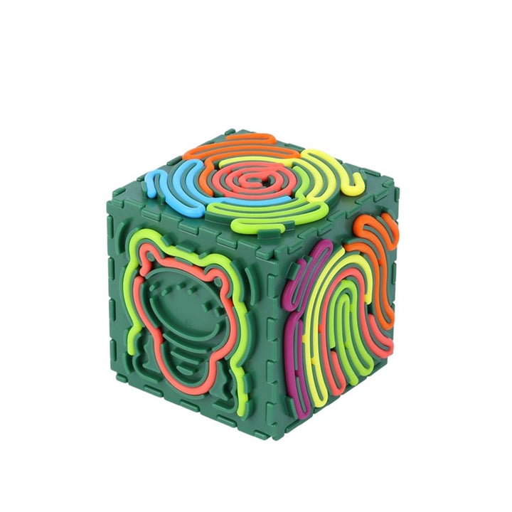 Cubo sensorial para motricidad fina y concentración