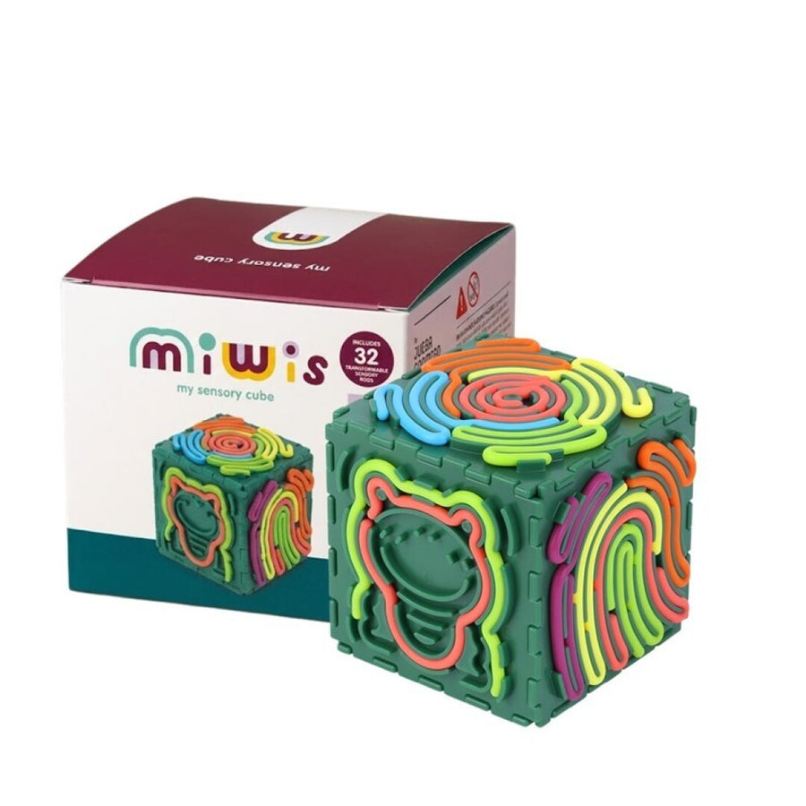 Cubo sensorial para motricidad fina y concentración