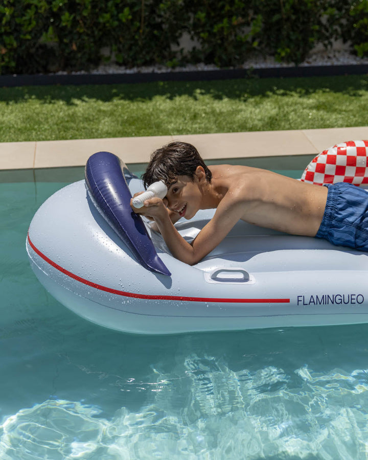 Flotador tabla lancha con pistola de agua Galactic - Space Age