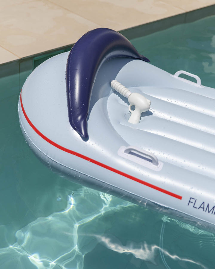 Flotador tabla lancha con pistola de agua Galactic - Space Age