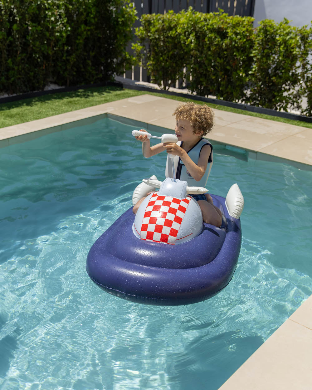 Flotador moto de agua con pistola - Ranger - Space Age