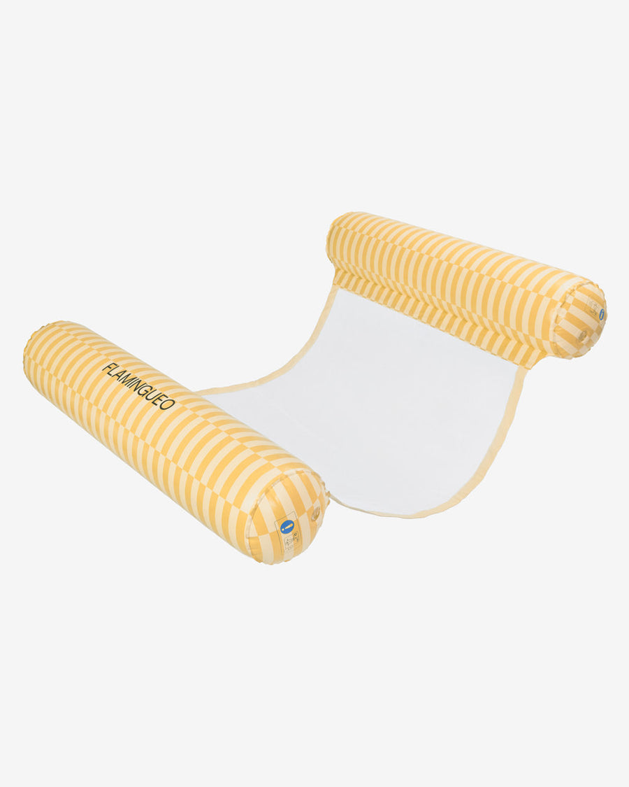 Flotador hamaca rejilla amarilla KALA - colección Sorbetto