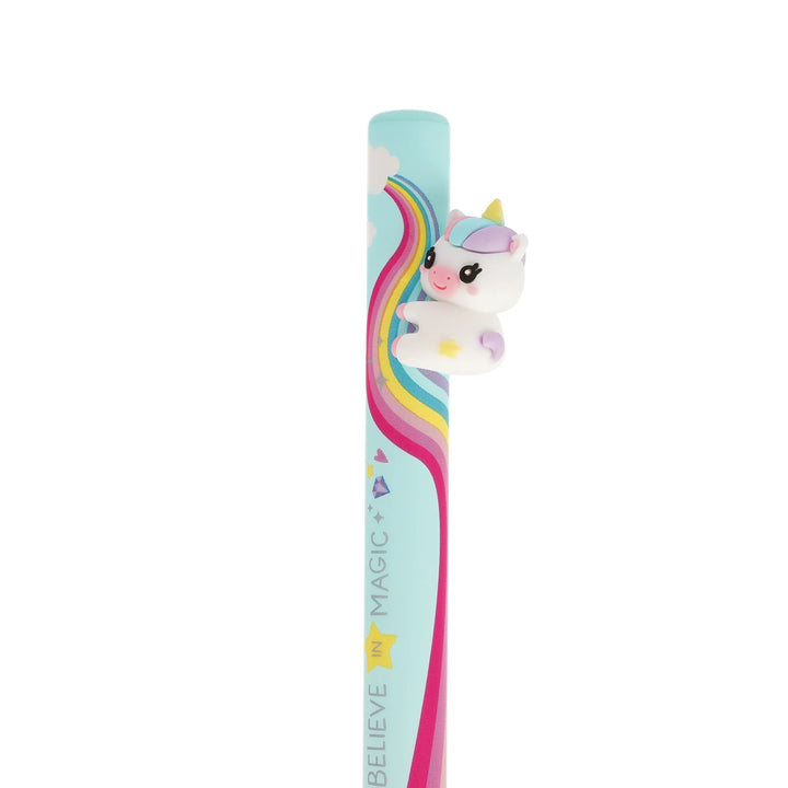 Bolígrafo retráctil - Free Hugs - Unicorn - tinta rosa