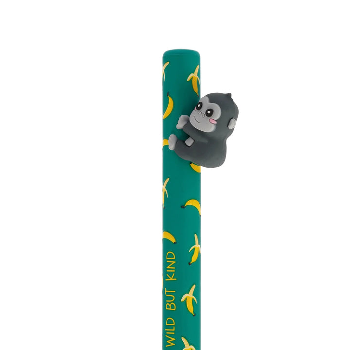 Bolígrafo retráctil - Free Hugs - Gorilla - tinta negra