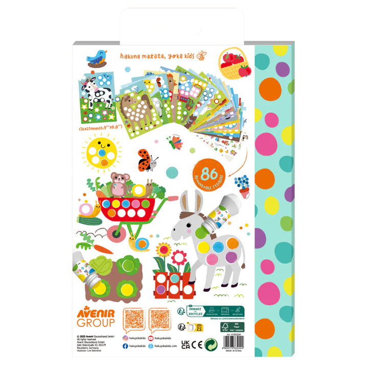 Dot 4 Fun Libros para Colorear - La Granja