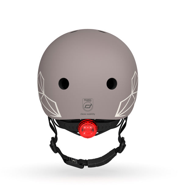 Casco Scoot and Ride XXS - líneas marrones